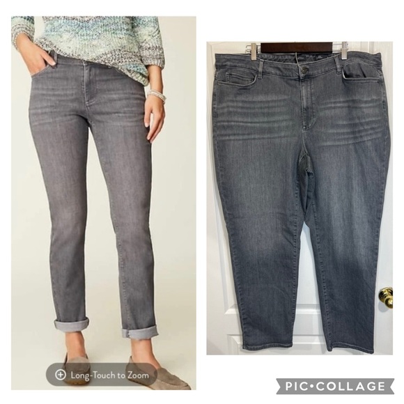 J.Jill Boyfriend Straight Leg Ankle Jeans size 24R - Picture 1 of 12